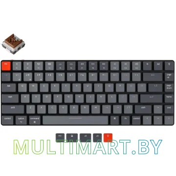 Клавиатура Keychron K3 Wireless V2 White LED K3-D3 (Keychron Low Profile Optical Brown)